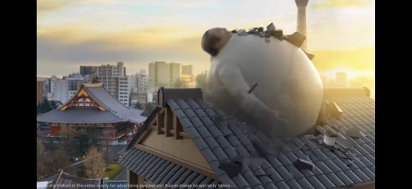 20200507支那Xiaomiが長崎原爆CM！寿司食べファットマンに！日本家屋から上空へ！爆発してキノコ雲