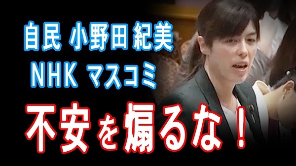 20200308小野田紀美「NHKは日本の感染者数にクルーズ船感染者も含む嘘を海外にも放送」・治癒人数は報道なし