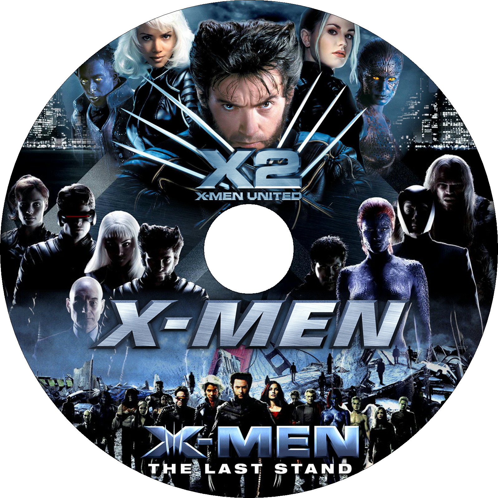 X-メン＆X-MEN2＆X－MEN：ファイナル　ディシジョン　ラベル