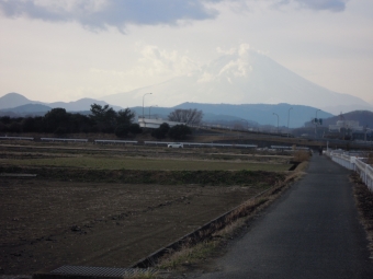 午後からは霞む富士山２２０１１７