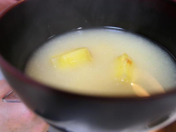 焼き芋の味噌汁