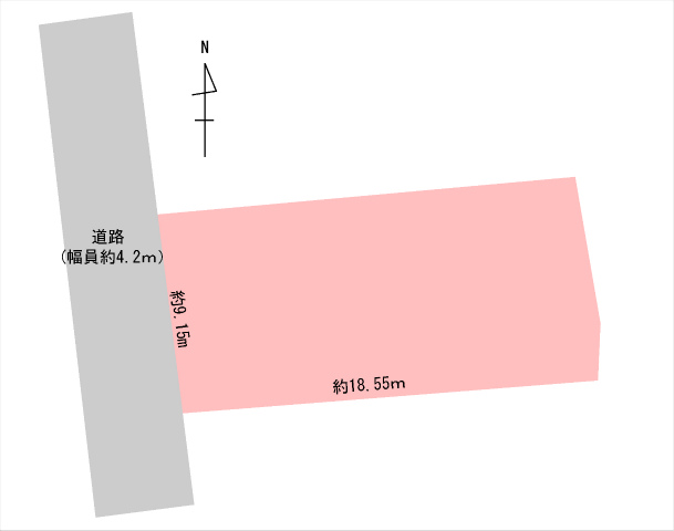神谷内町葵敷地図