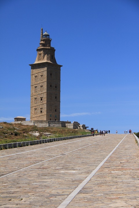19 スペインの旅 ア コルーニャ その７ ヘラクレスの塔 Torre De Hercules スペインのクマの夢 スペイン旅行とﾘｰｶﾞｴｽﾊﾟﾆｮｰﾗ