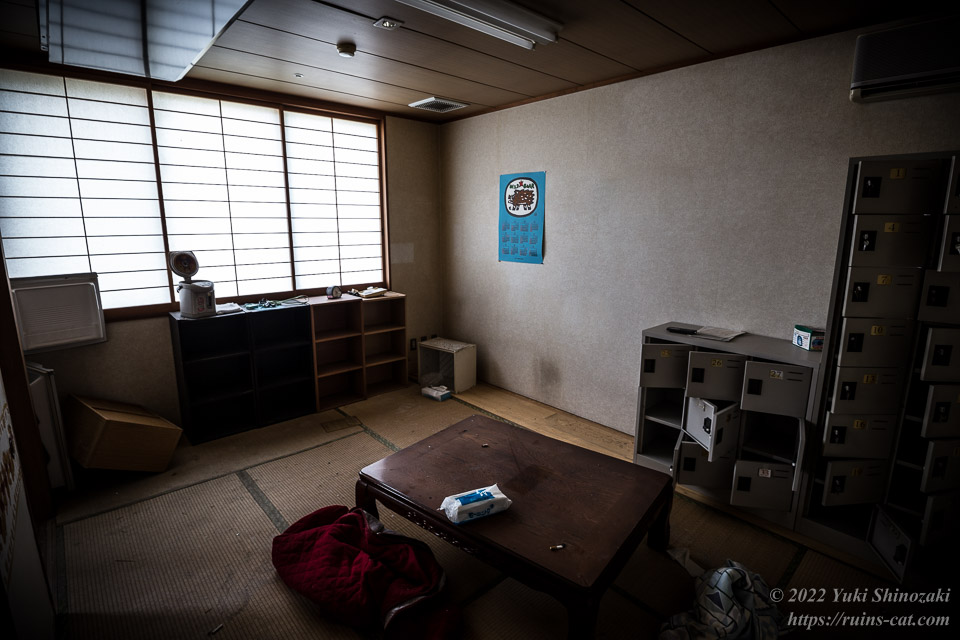 姫川病院2階のナース控室