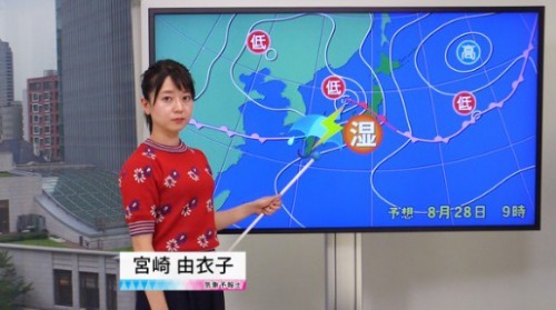 ウェザーマップの気象予報士・宮崎由衣子3