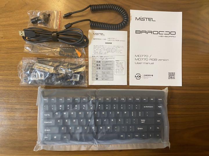 Mistel BAROCCO MD770 RGB メカニカルキーボード 英語配列 - rehda.com