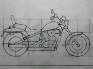 バイクの描き方 湯浅誠の雑記帳